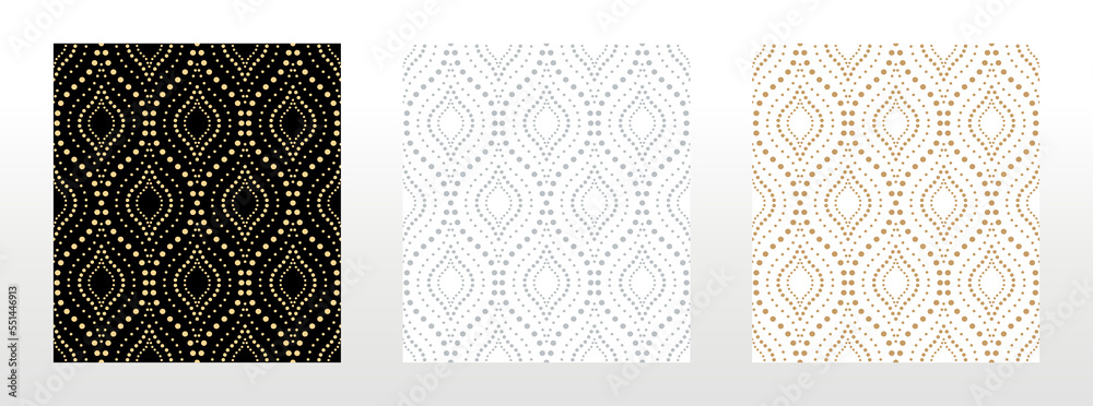 Set of abstract geometric patterns. Seamless vector backgrounds. Colored ornaments Graphic modern patterns Simple lattice graphic design Set of abstract geometric patterns. Seamless vector backgrounds. Colored ornaments Graphic modern patterns Simple lattice graphic design
