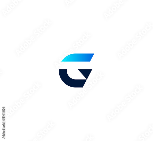 G letter logo design template elements. Modern abstract digital alphabet letter logo. Vector illustration.