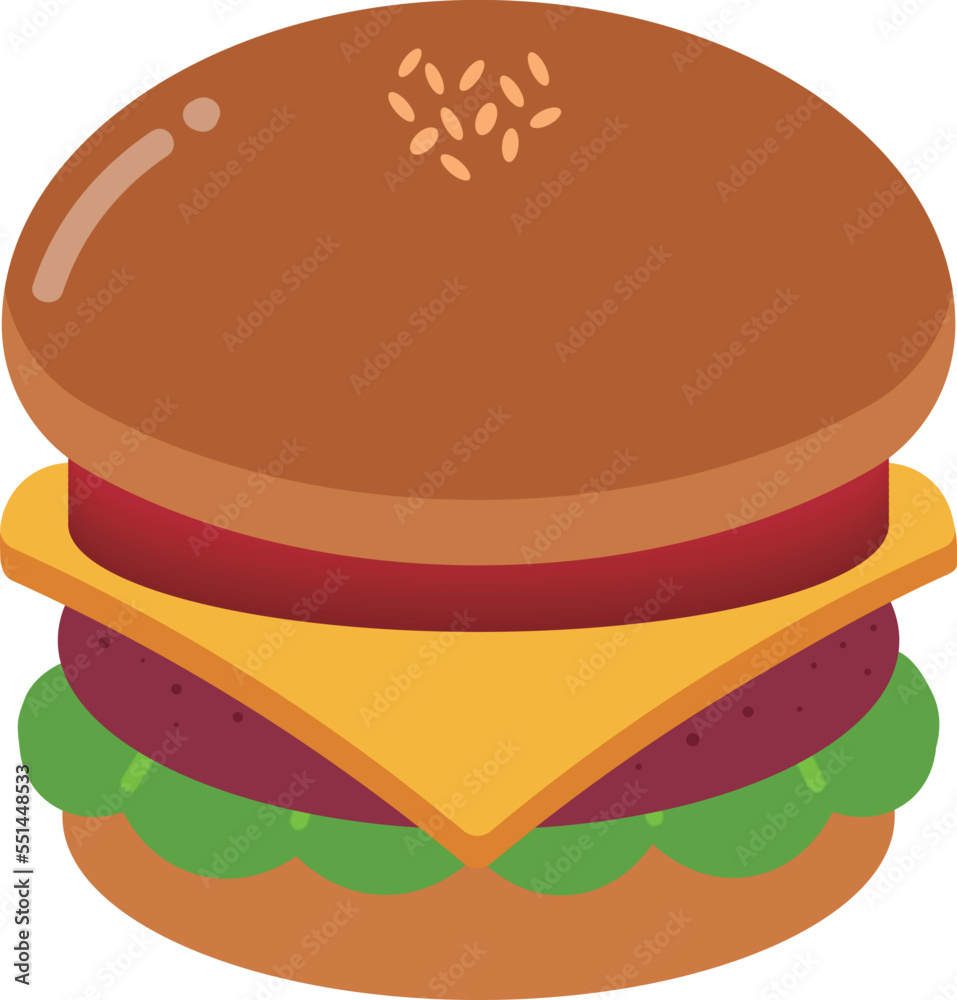 ハンバーガーのイラスト ハンバーガーのイラスト