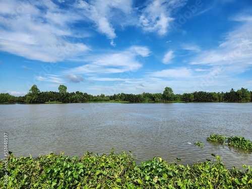 Beautiful river and sky.