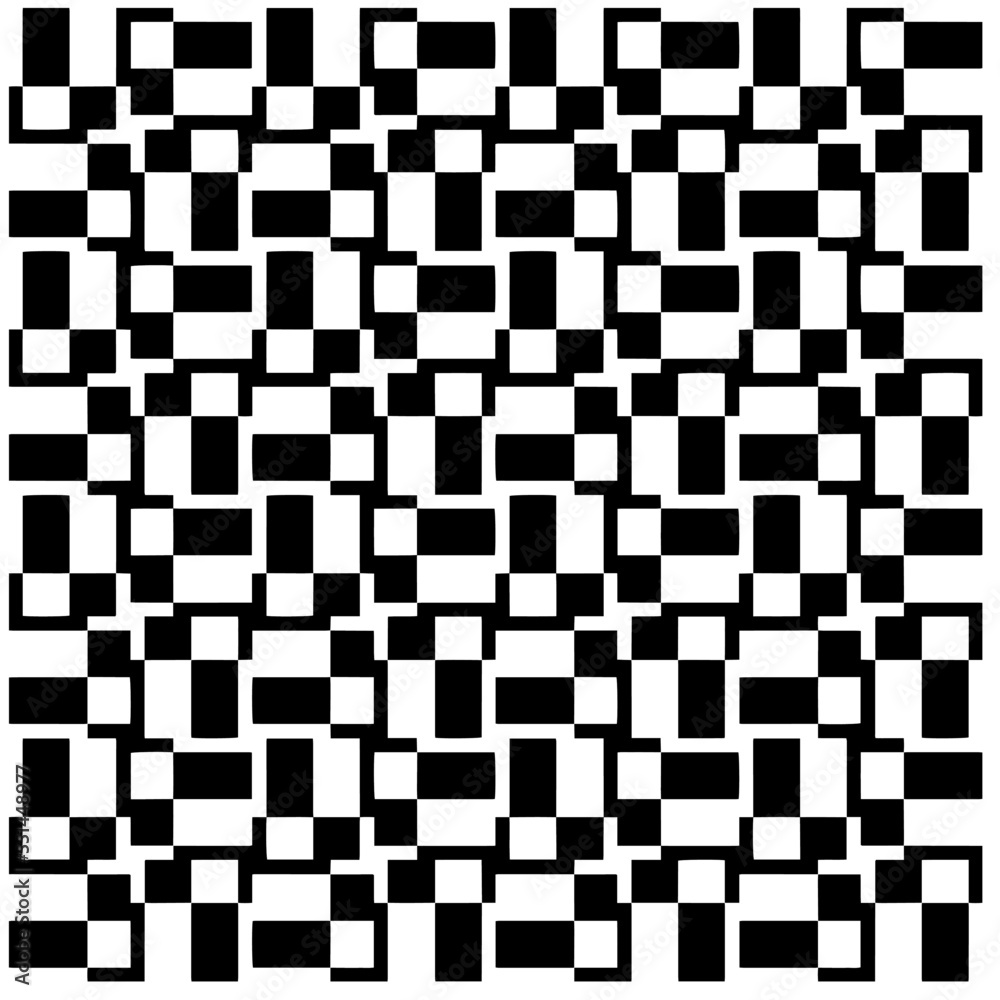 Fototapeta premium Design seamless monochrome geometric pattern. Abstract background. Vector art.Perfect for site backdrop, wrapping paper, wallpaper, textile and surface design. 