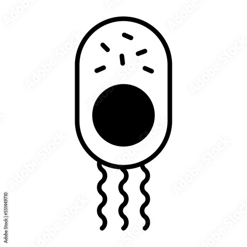 Bacteria , germ vector trendy icon