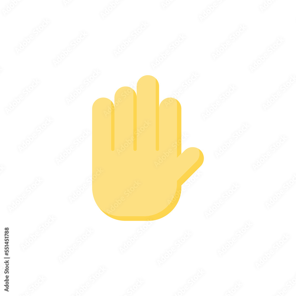 hand icon. flat icon