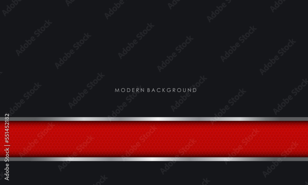 Obraz premium Abstract black and red color modern background