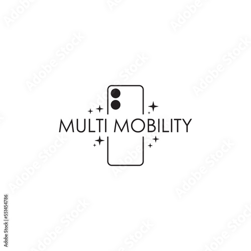 Multi Mobility Logo design phone  shop