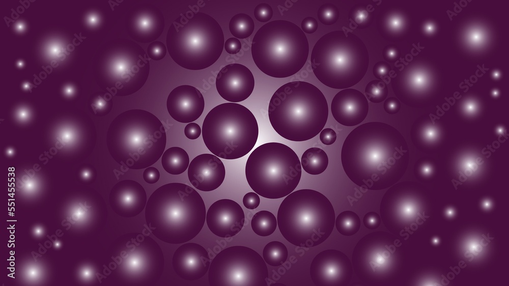 Abstract background with purple bubbles Abstract background with purple bubbles