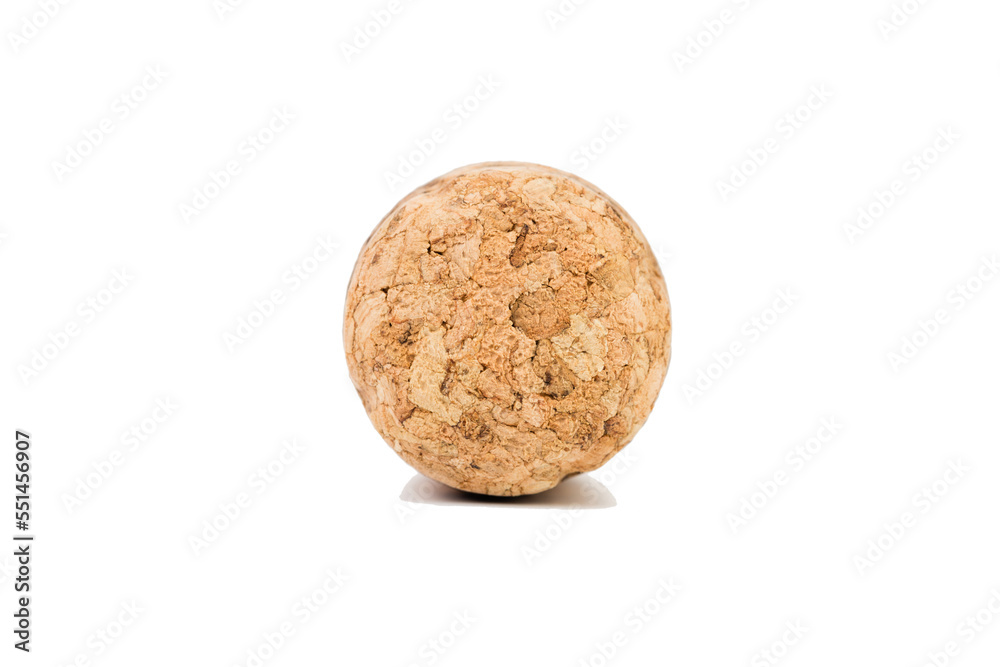 Natural cork stopper for sparkling wines. Natural cork stopper for sparkling wines.