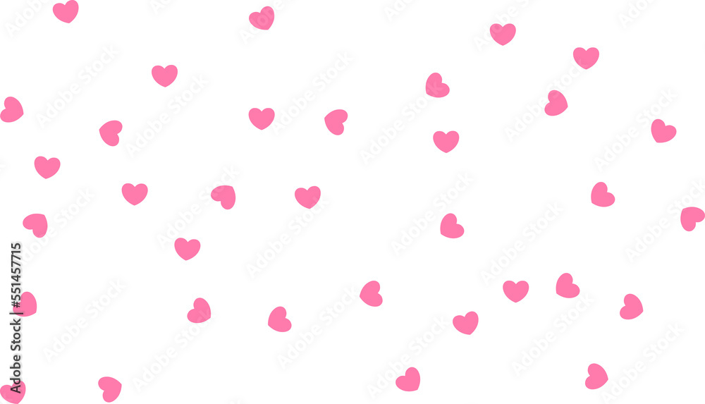 Heart on transparent background.