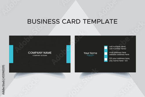 Premium Corporate Minimal  Business card design template