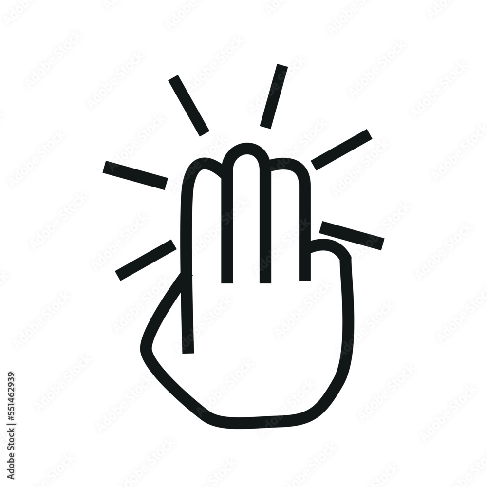 Click Flat Icon Click Flat Icon