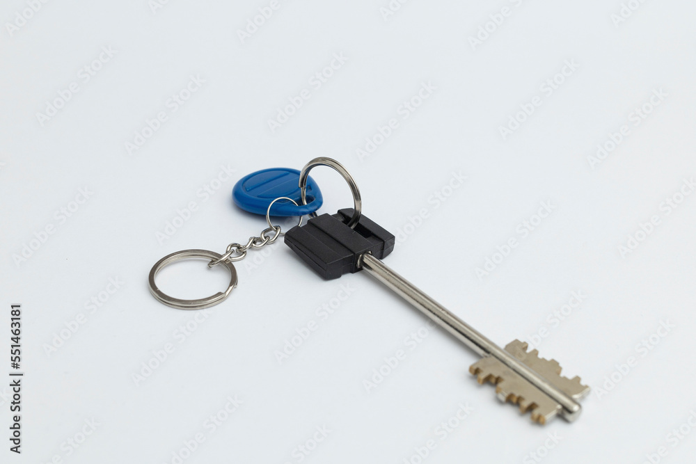 Home keys on white background Home keys on white background
