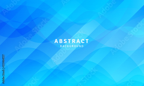 Wavy blue shapes abstract background Design
