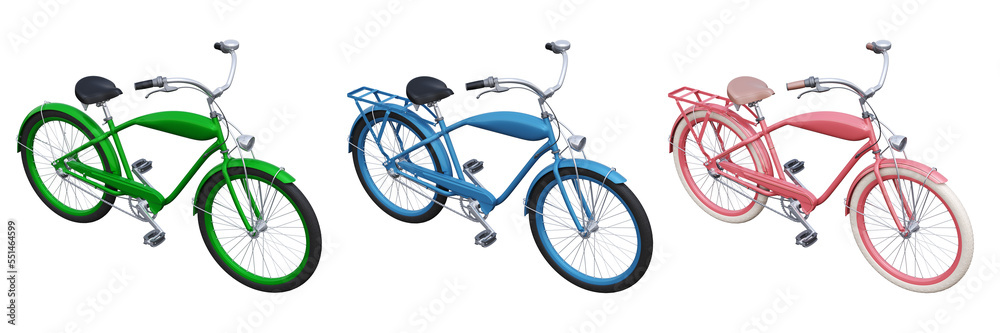 bicycle, isolate on a transparent background, 3d illustration, cg render bicycle, isolate on a transparent background, 3d illustration, cg render