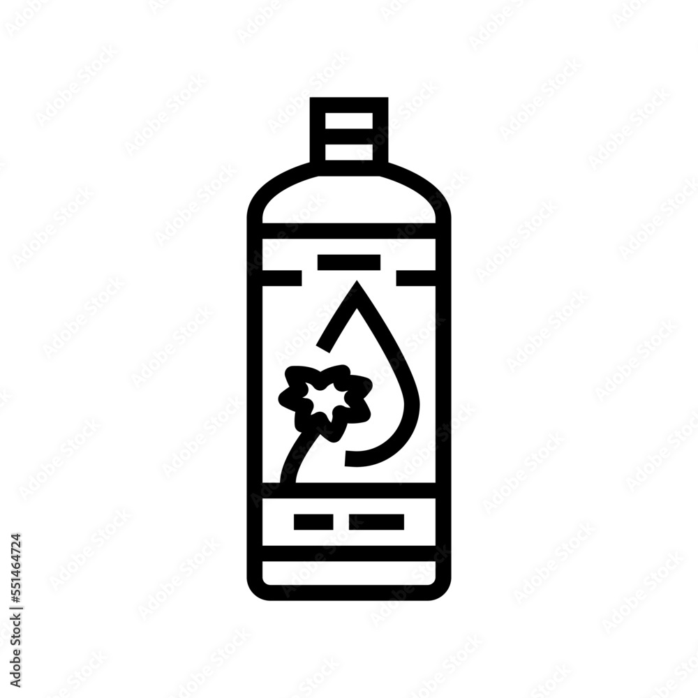 skin palm oil line icon vector. skin palm oil sign. isolated contour symbol black illustration skin palm oil line icon vector. skin palm oil sign. isolated contour symbol black illustration