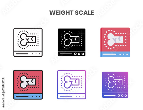X-ray icons vector illustration set line, flat, glyph, line color gradient. Great for web, app, presentation and more.