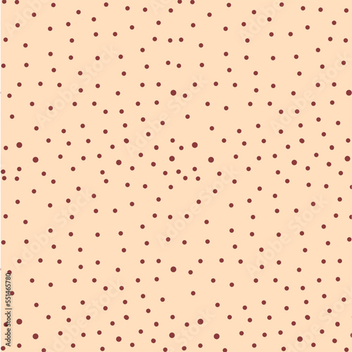 Seamless pattern dots points brown and yellow colours