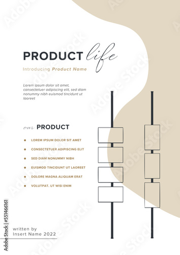 Multipurpose Product Brochure/Flyer/Presentation Layout with Minimal Accents	