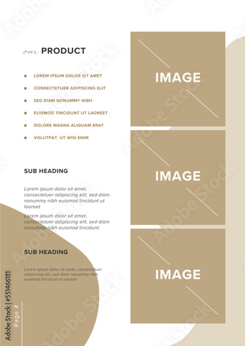 Multipurpose Book/Brochure/Flyer/Presentation Layout with Minimal Accents 