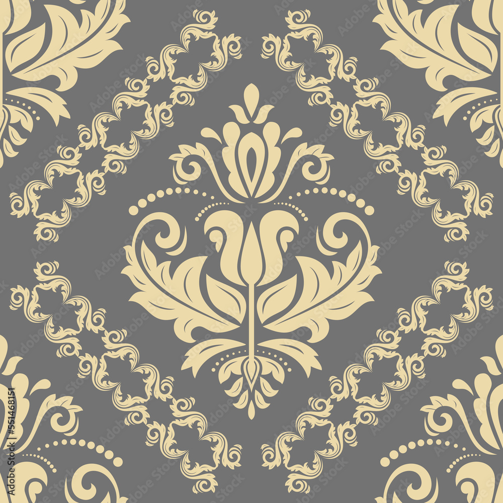 Orient classic golden pattern. Seamless abstract background with vintage elements. Orient background. Ornament for wallpaper and packaging