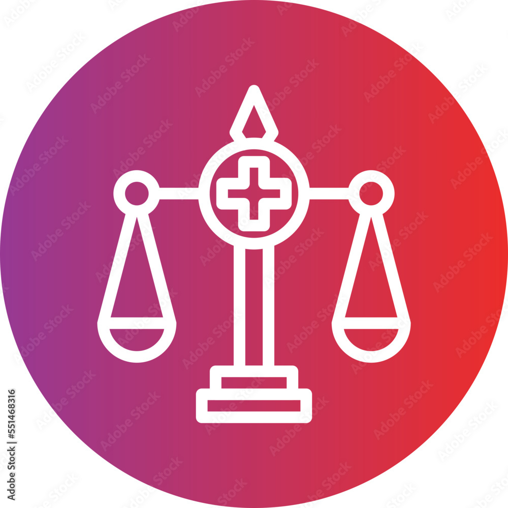 Health Law Icon Style Health Law Icon Style