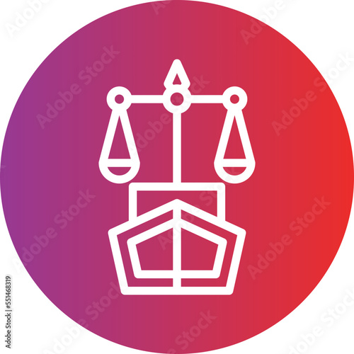 Maritime Law Icon Style