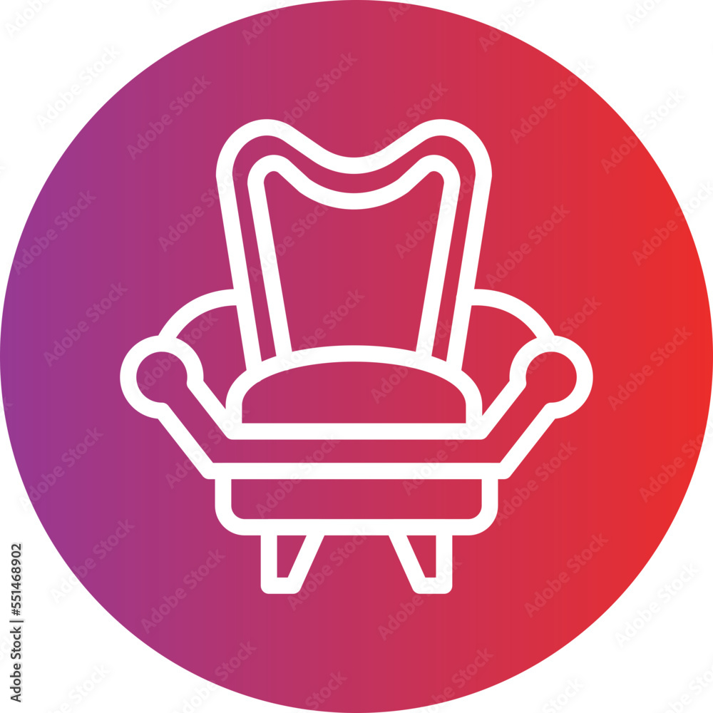Armchair Icon Style Armchair Icon Style