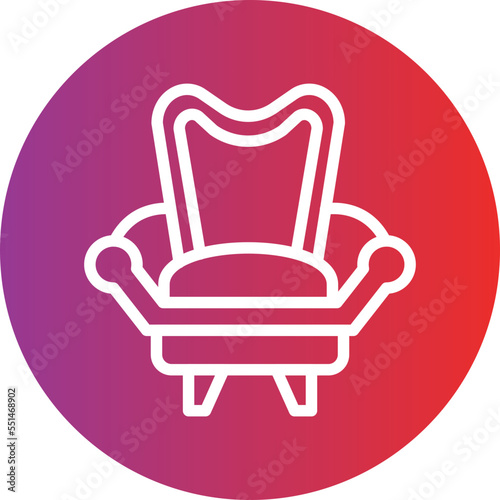 Armchair Icon Style