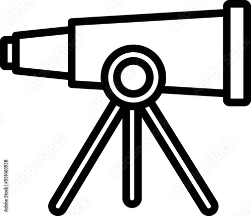 Telescope Vector Icon
