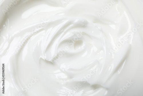 Cream cosmetic on whole background, close up