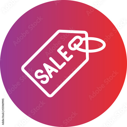 Sale Tag Icon Style