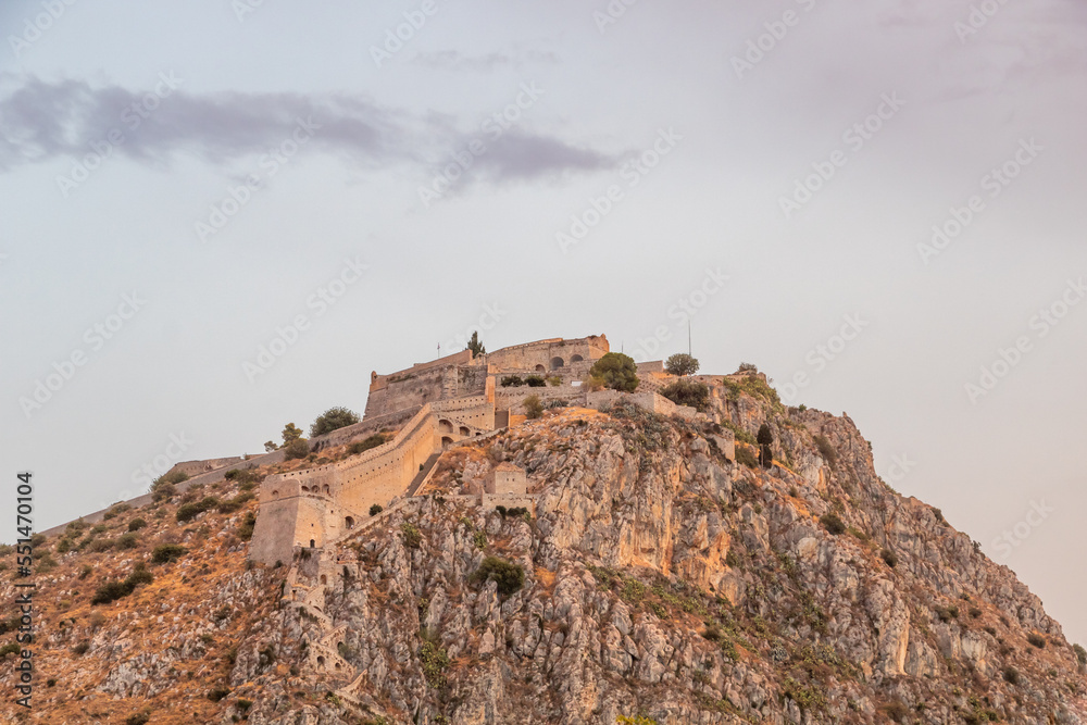 Fortress of Palamidi in Nafplio Greece