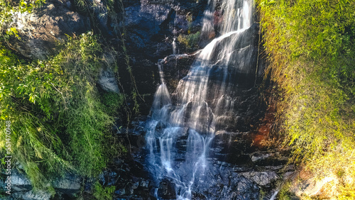 Silvermine Waterfall in Mui Wo , Lantau Island , Hong Kong