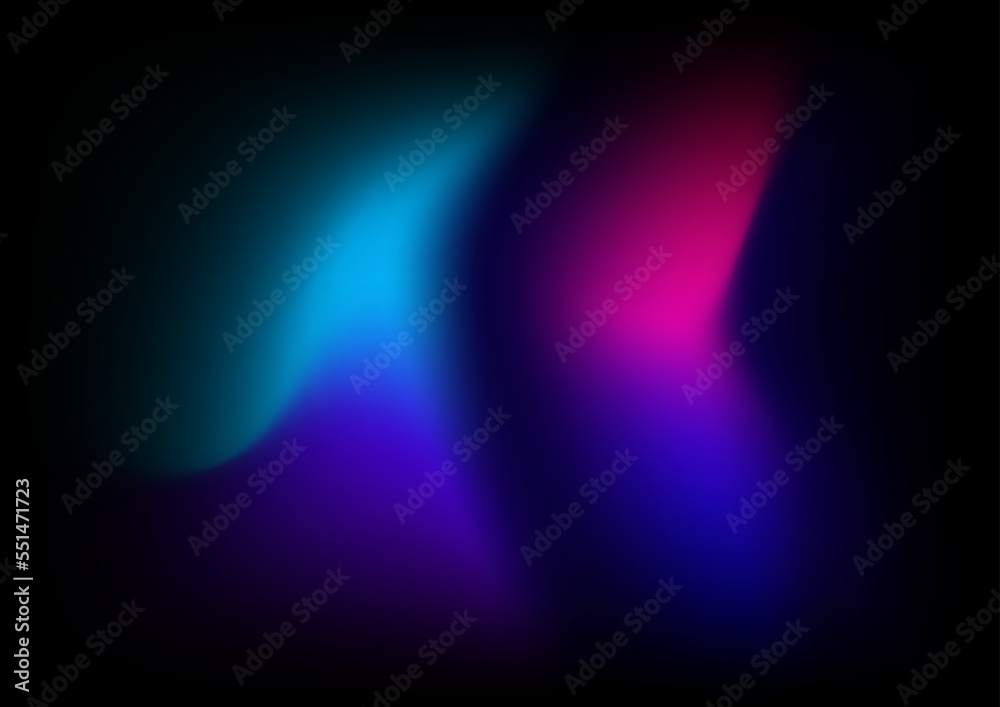 Fluid blurred blue pink purple gradient color gradient technology colorful abstract design background. Vector illustration abstract graphic design banner pattern presentation background web template.