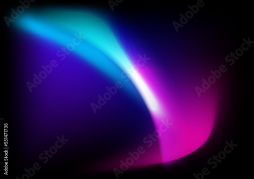 Fluid blurred blue pink purple gradient color gradient technology colorful abstract design background. Vector illustration abstract graphic design banner pattern presentation background web template.