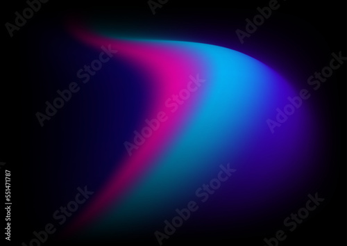 Abstract blue pink purple gradient aurora shapes vector technology background for design brochure, website, flyer. Blurred shapes wallpaper for poster, certificate, presentation, landing page