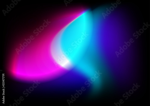 Fluid blurred gradient technology colorful abstract design background with blue pink purple gradient color