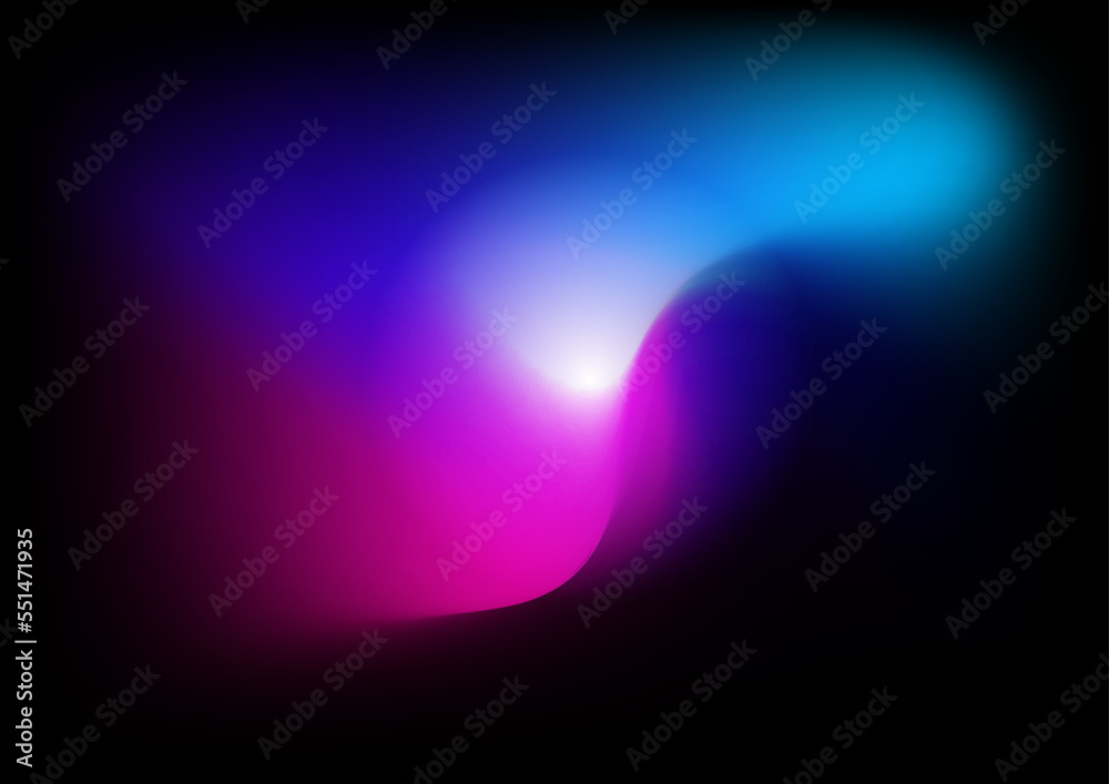 Fototapeta premium Blue pink purple gradient background with grain aurora texture