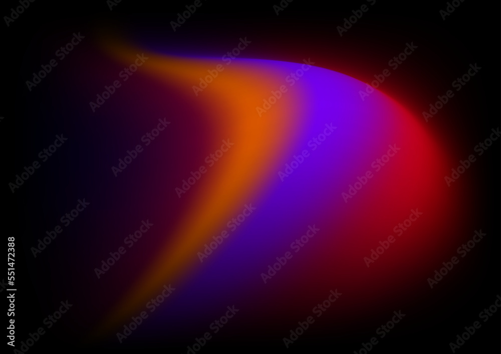 Abstract blurred background red orange purple and pink neon gradient color with wave line texture