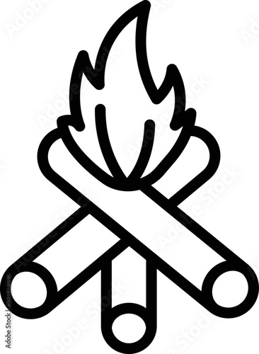 Flame Vector Icon
