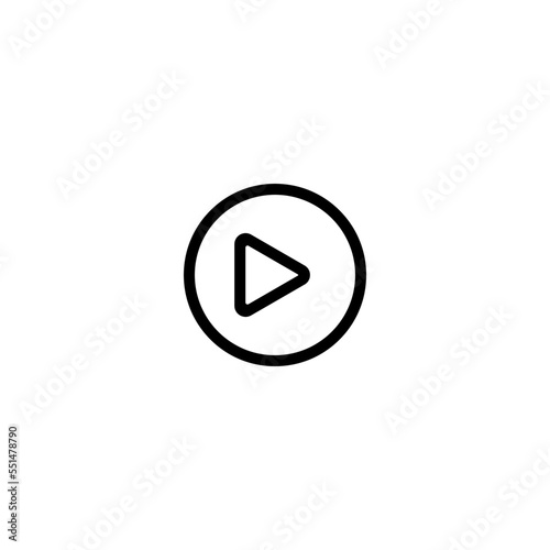 Free Download play icon vector design templates white - GFXLoad