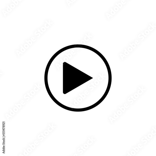 play icon vector design templates white Free Download play icon vector design templates white - GFXLoad