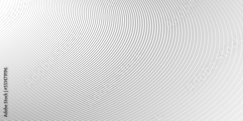 Light grey lines in 3D perspective vector abstract background  dynamic linear minimal design  wave lied pattern in dimensional and movement.