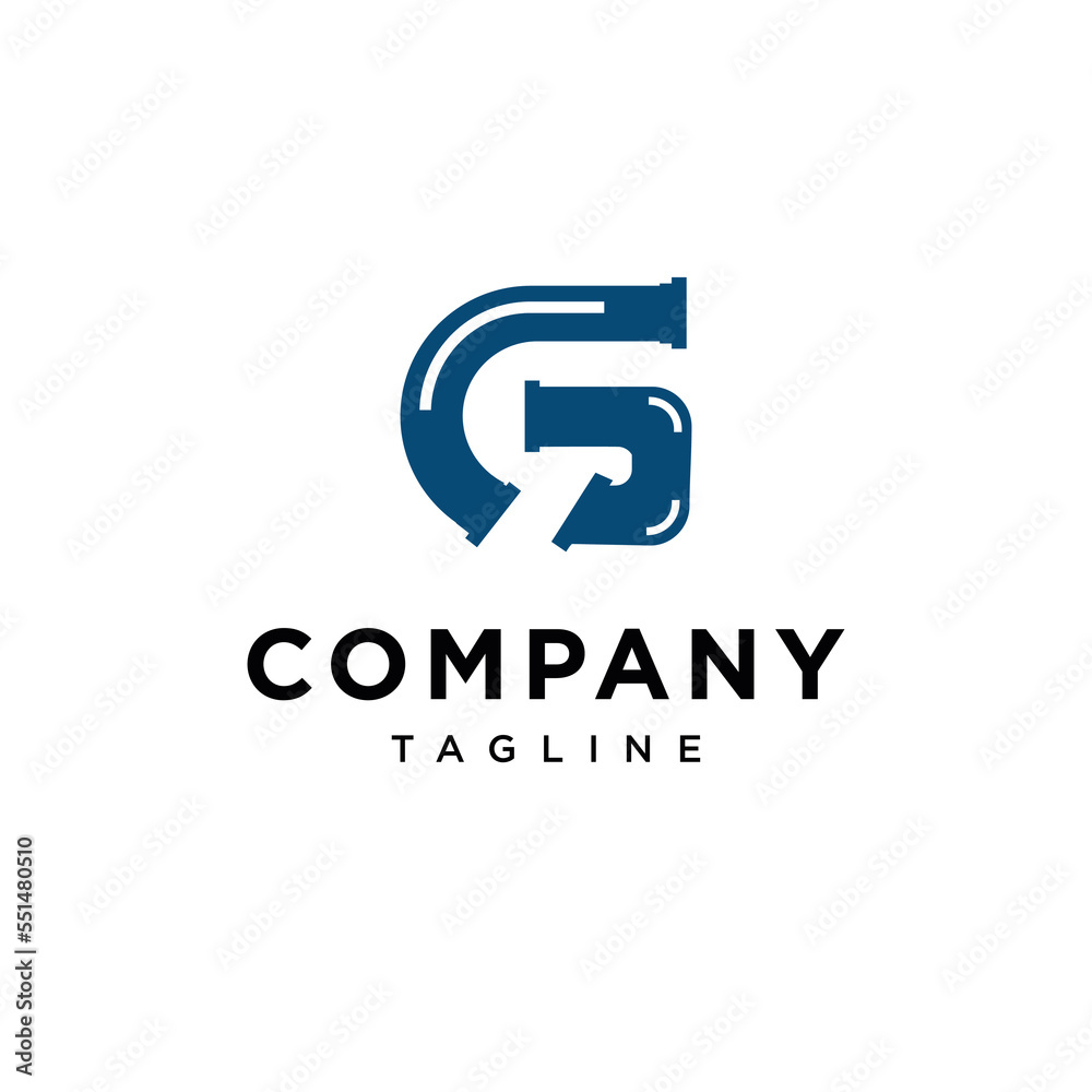Letter G plumbing logo icon vector Template. Letter G plumbing logo icon vector Template.