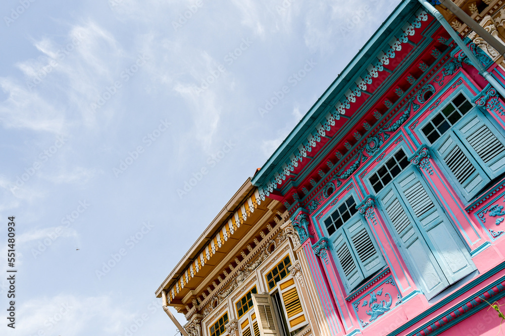 Peranakan-designed shop houses in Singapore Peranakan-designed shop houses in Singapore