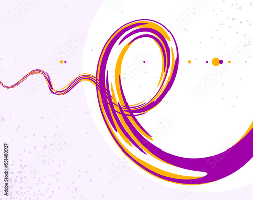 Fluid lava shapes abstract vector background, dynamic energy flowing design in 3D perspective, biology or chemistry science theme, nano or micro research technology.