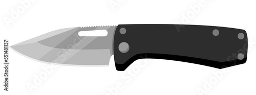 Jackknife. Cute jackknife isolated on white background. Vector illustration