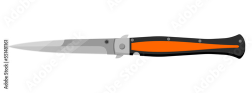 Jackknife. Cute jackknife isolated on white background. Vector illustration