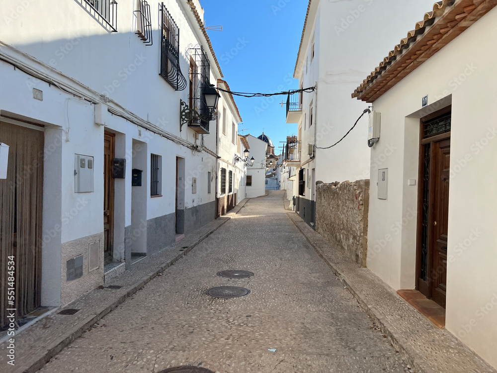 Street towards the Church of Our Lady of Consuelo
