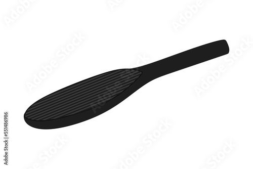 Spoon drill on a white background. Spoon drill illustration. Vector illustration eps10