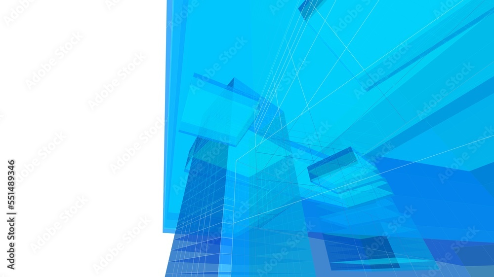 Abstract architecture background 3d illustration Abstract architecture background 3d illustration